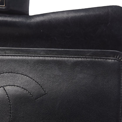 Chanel Patent Quilted Jumbo Double Flap Black 13 of 19