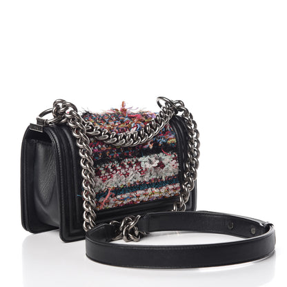Chanel Tweed Calfskin Small Boy Flap Multicolor 3 of 13