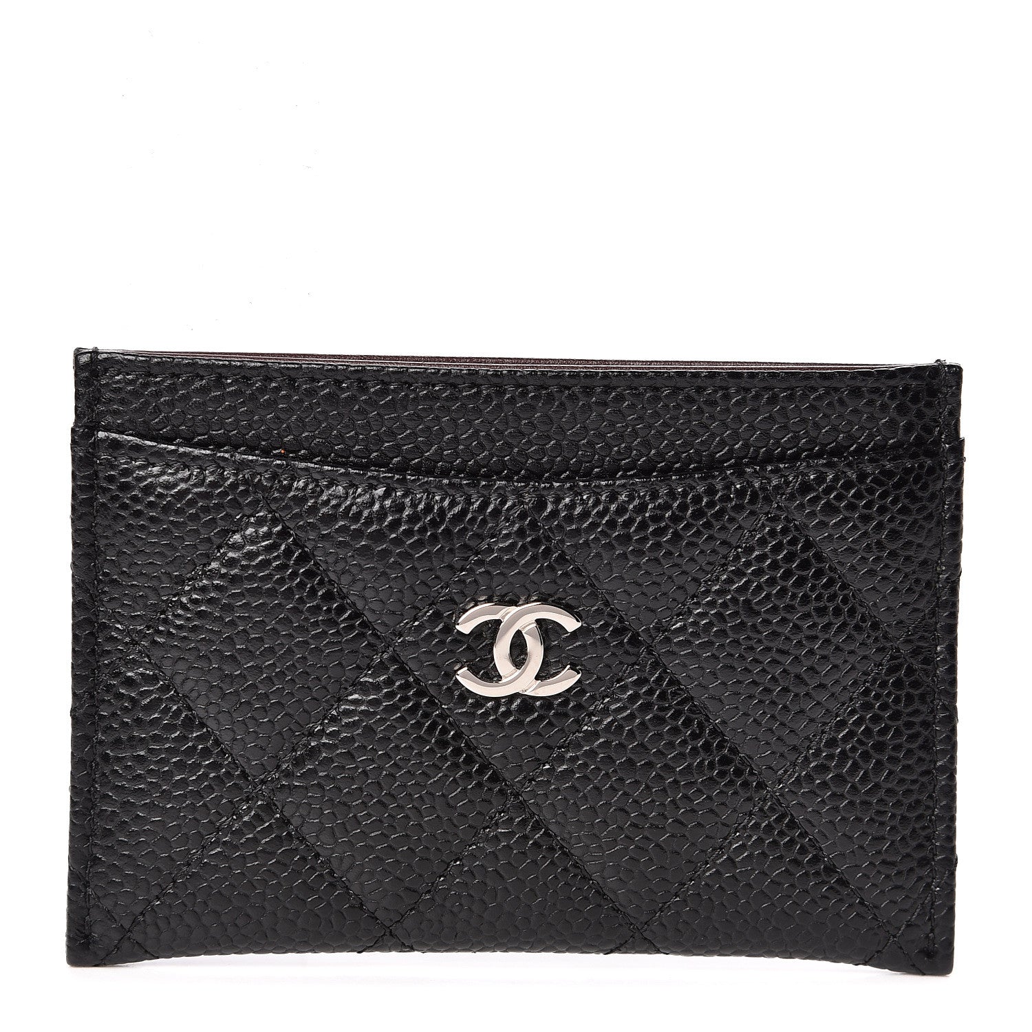 Chanel Caviar Quilted Card Holder Black 1 of 10