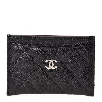 Chanel Caviar Quilted Card Holder Black 1 of 10