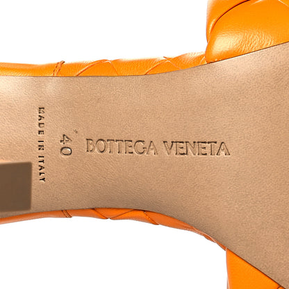 Bottega Veneta Nappa Maxi Intrecciato Lido Mule Sandals 40 Tangerine 6 of 8