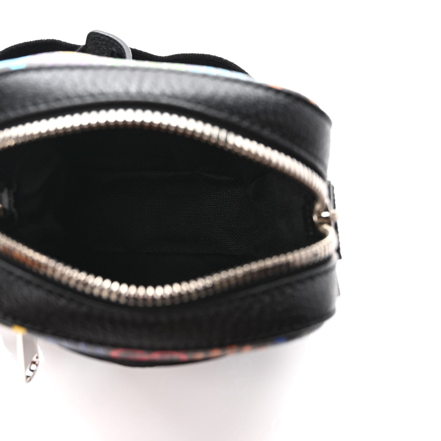 GG Supreme Monogram Psychedelic Messenger Bag Black