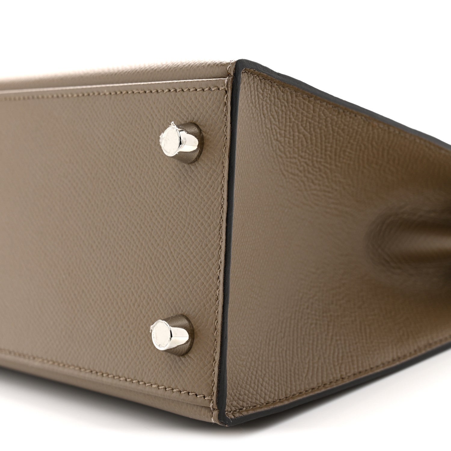 Hermes Epsom Tri-Color Kelly Sellier 25 Etoupe Alezan Biscuit