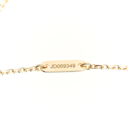 Van Cleef & Arpels 18K Yellow Gold Mother of Pearl Sweet Alhambra Pendant Necklace 5 of 7
