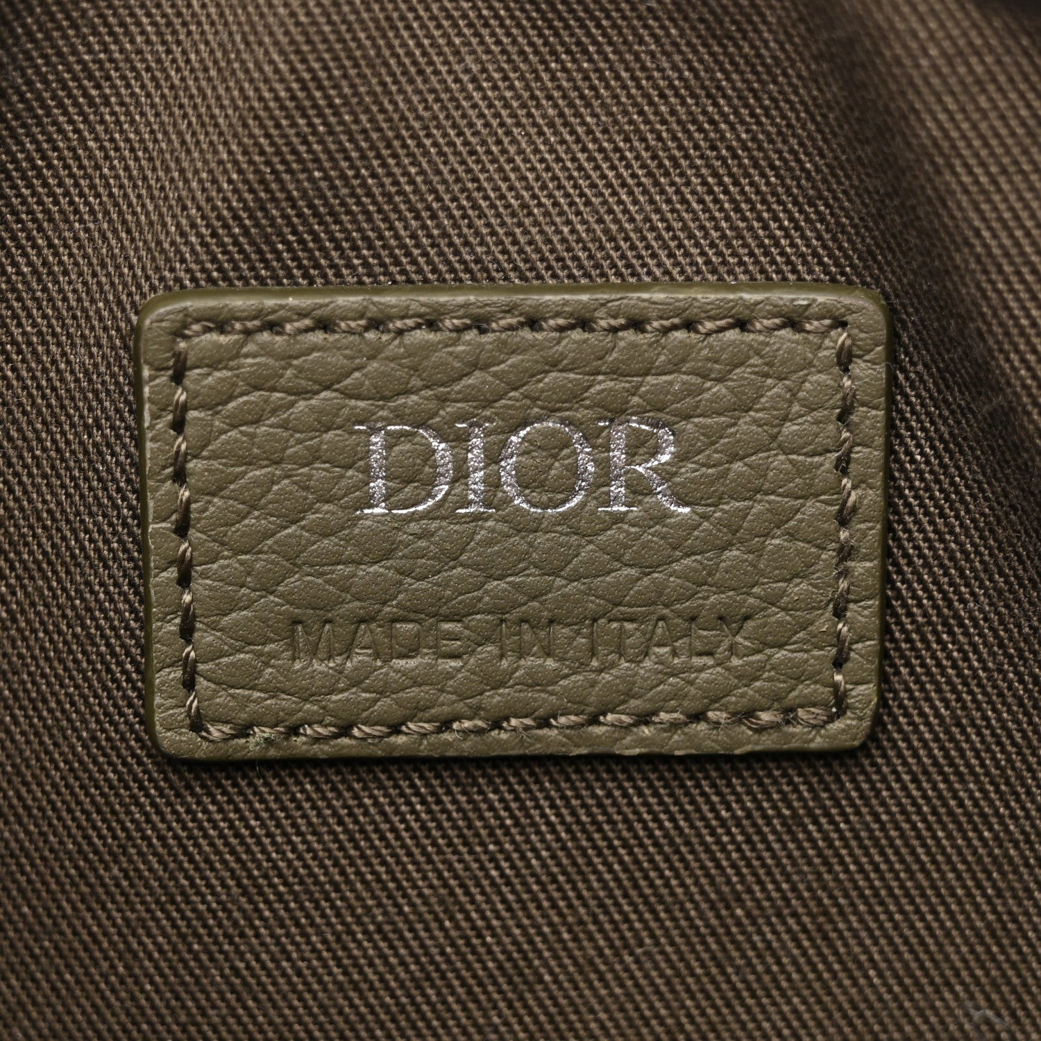 Christian Dior Oblique Saddle Triple Pouch Green 1875972