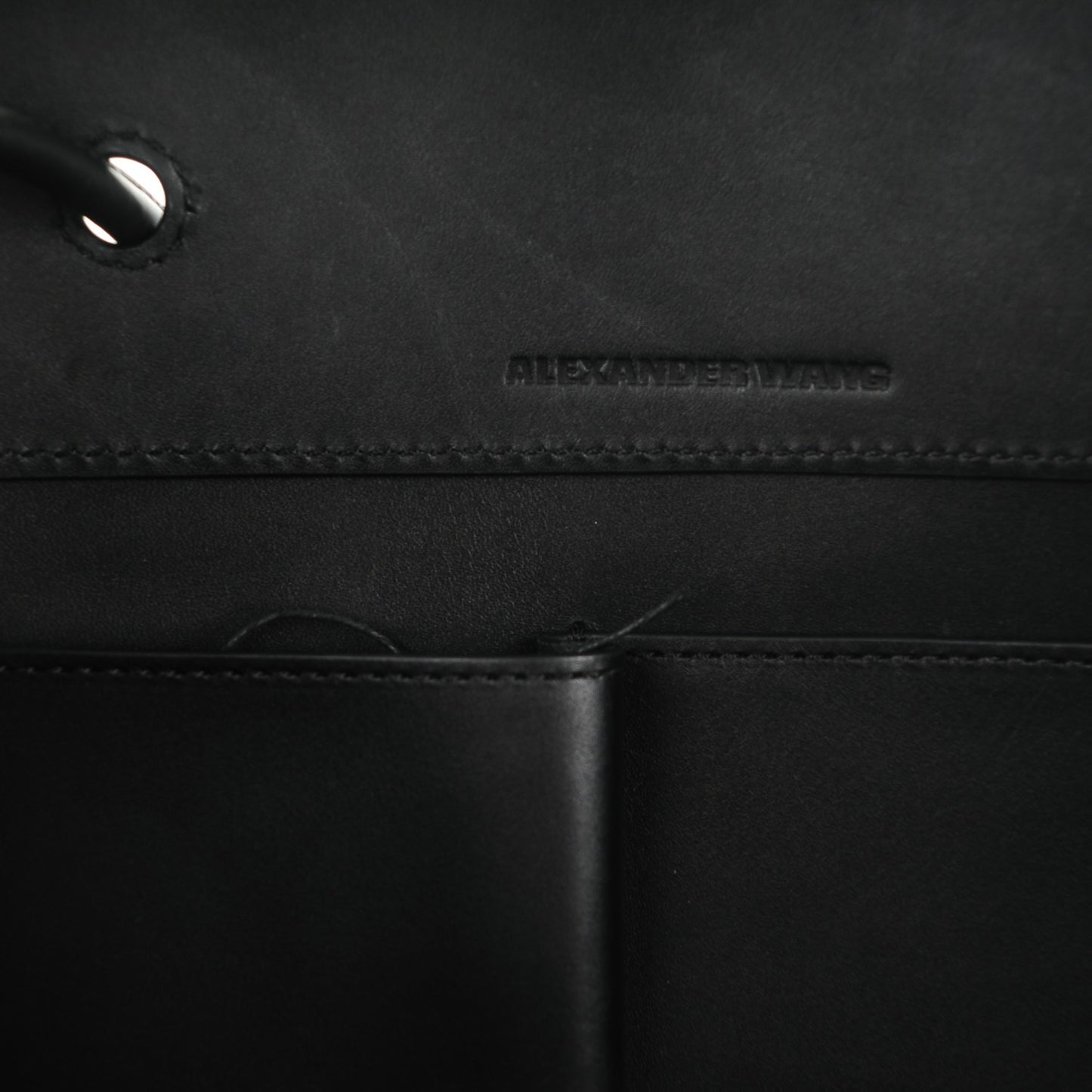 Pebbled Calfskin Large Prisma Tote Black Rose Gold Hardware