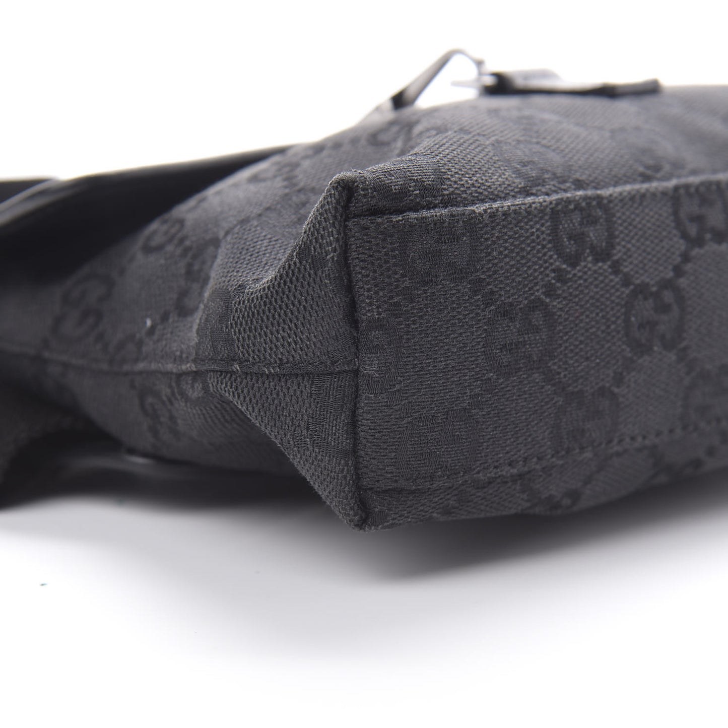 GG Monogram Web Flight Belt Bag Black