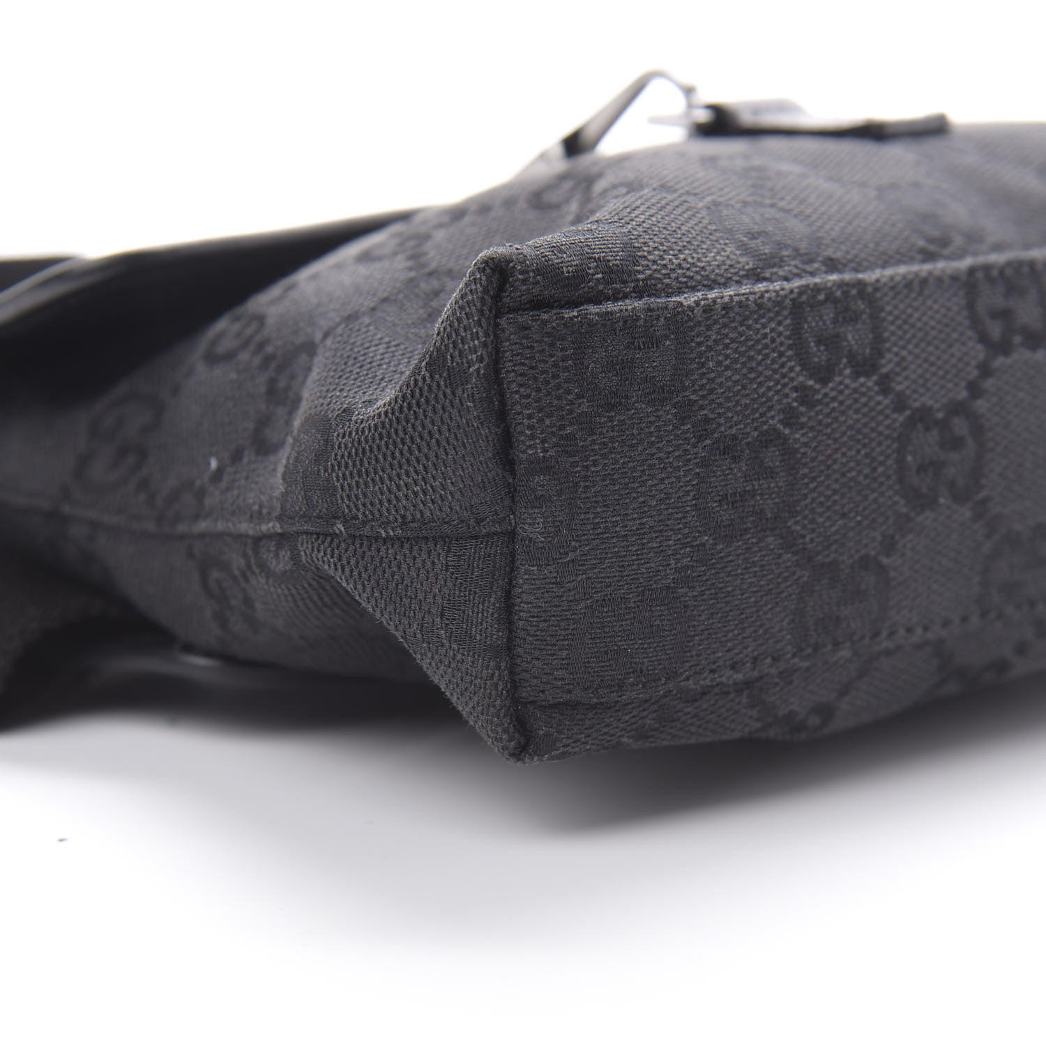 Gucci GG Monogram Web Flight Belt Bag Black 8 of 9