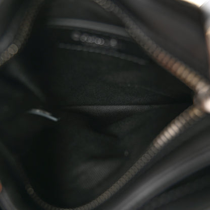 Chanel Lambskin Quilted Uniform Crossbody Bag Black 5 of 10
