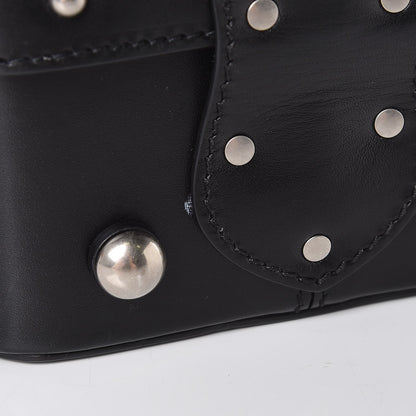 Saint Laurent Calfskin Small Mica Hat Box Black 8 of 8