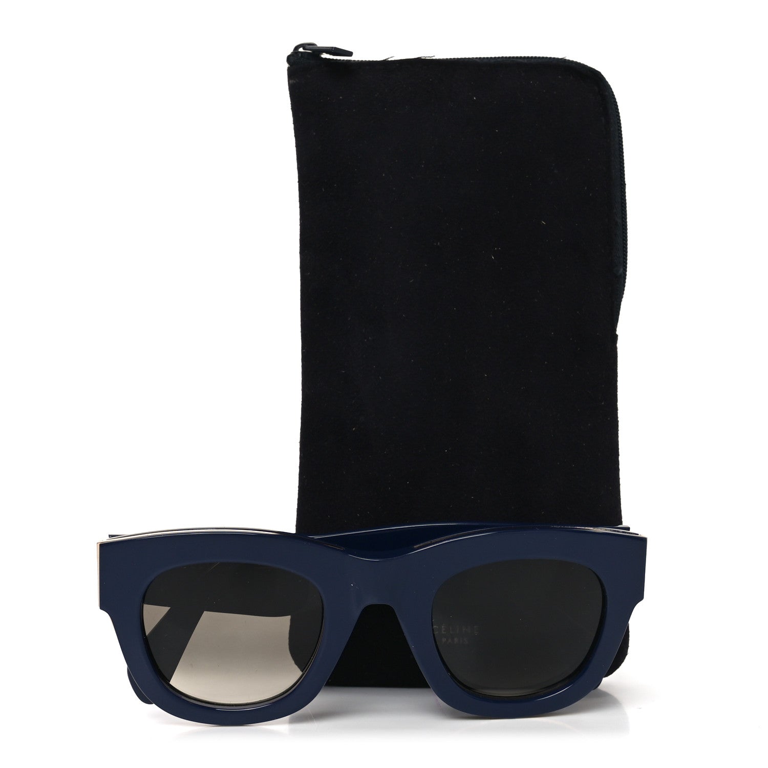 Celine Acetate Strat Brow Sunglasses CL41095/S Blue 7 of 7