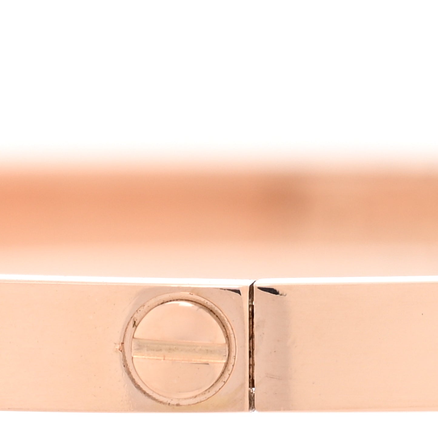 18K Pink Gold Small LOVE Bracelet 17