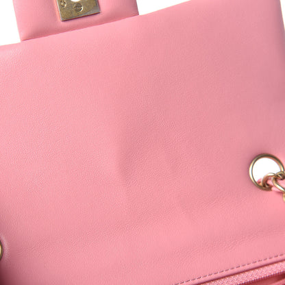Chanel Lambskin Quilted Mini Rectangular Flap Pink 10 of 11