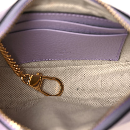 Gucci Monogram Jumbo GG Textured Dollar Calfskin Mini Ophidia Half Moon Hobo Beige Lapis 5 of 10