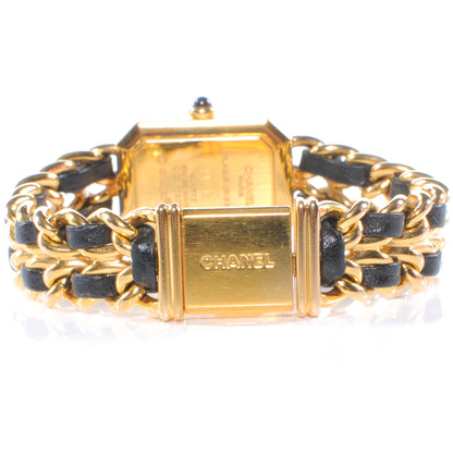 Chanel Stainless Steel Lambskin 20mm Chain Premiere Quartz Watch Gold M 5 of 6