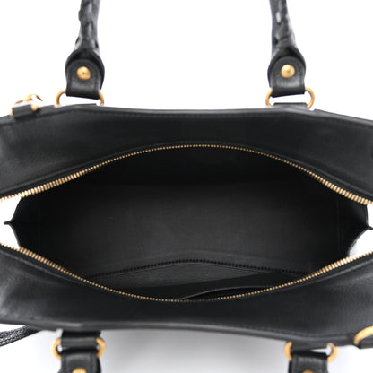 Balenciaga Grained Calfskin Neo Classic Gold Hardware S City Black 5 of 10