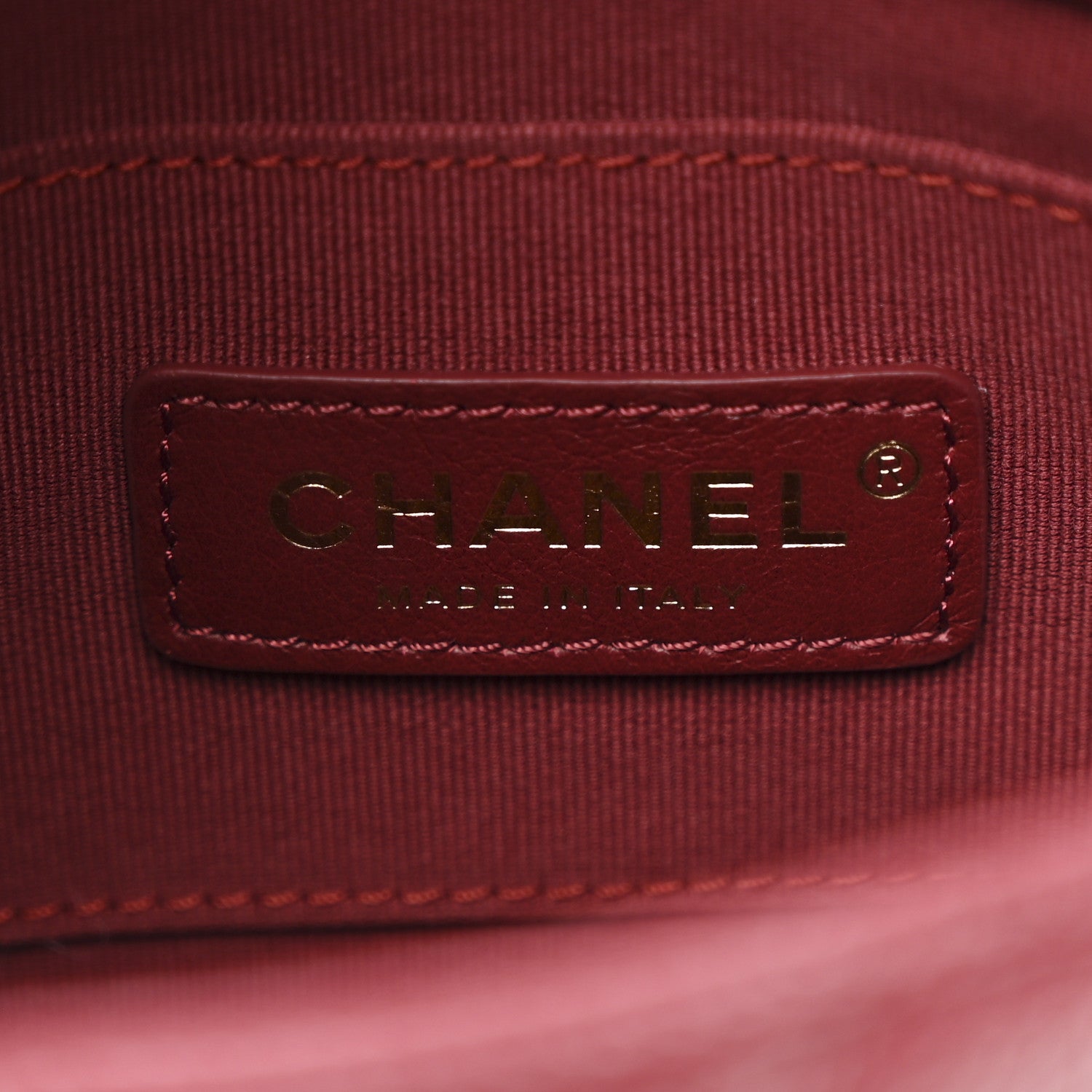 Chanel Caviar Quilted Mini Chain Soul Flap Burgundy 6 of 10