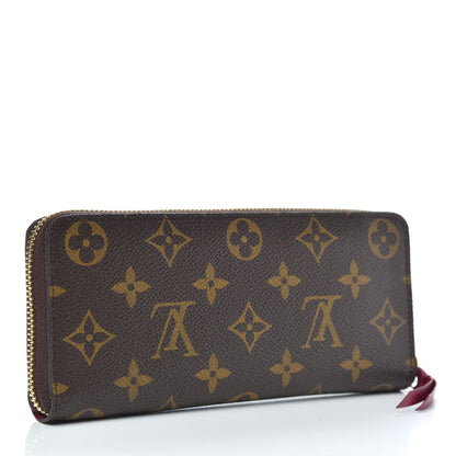 Louis Vuitton Monogram Clemence Wallet Fuchsia 3 of 7