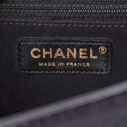 Chanel Aged Calfskin Quilted New Medium Jacket Boy Flap Black 7 of 11