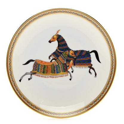 Hermes Porcelain Cheval D'Orient Bread and Butter Plate 1 of 6