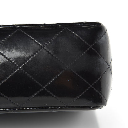 Chanel Patent Quilted Medium Double Flap Black 14 of 18