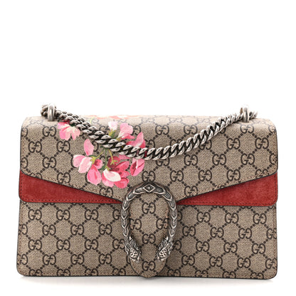 Gucci GG Supreme Monogram Blooms Small Dionysus Shoulder Bag Beige Multicolor Dry Rose 1 of 10