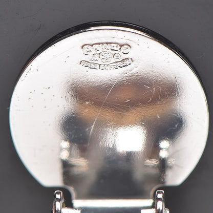 Chanel Resin Camellia CC Clip On Earrings Black 4 of 5