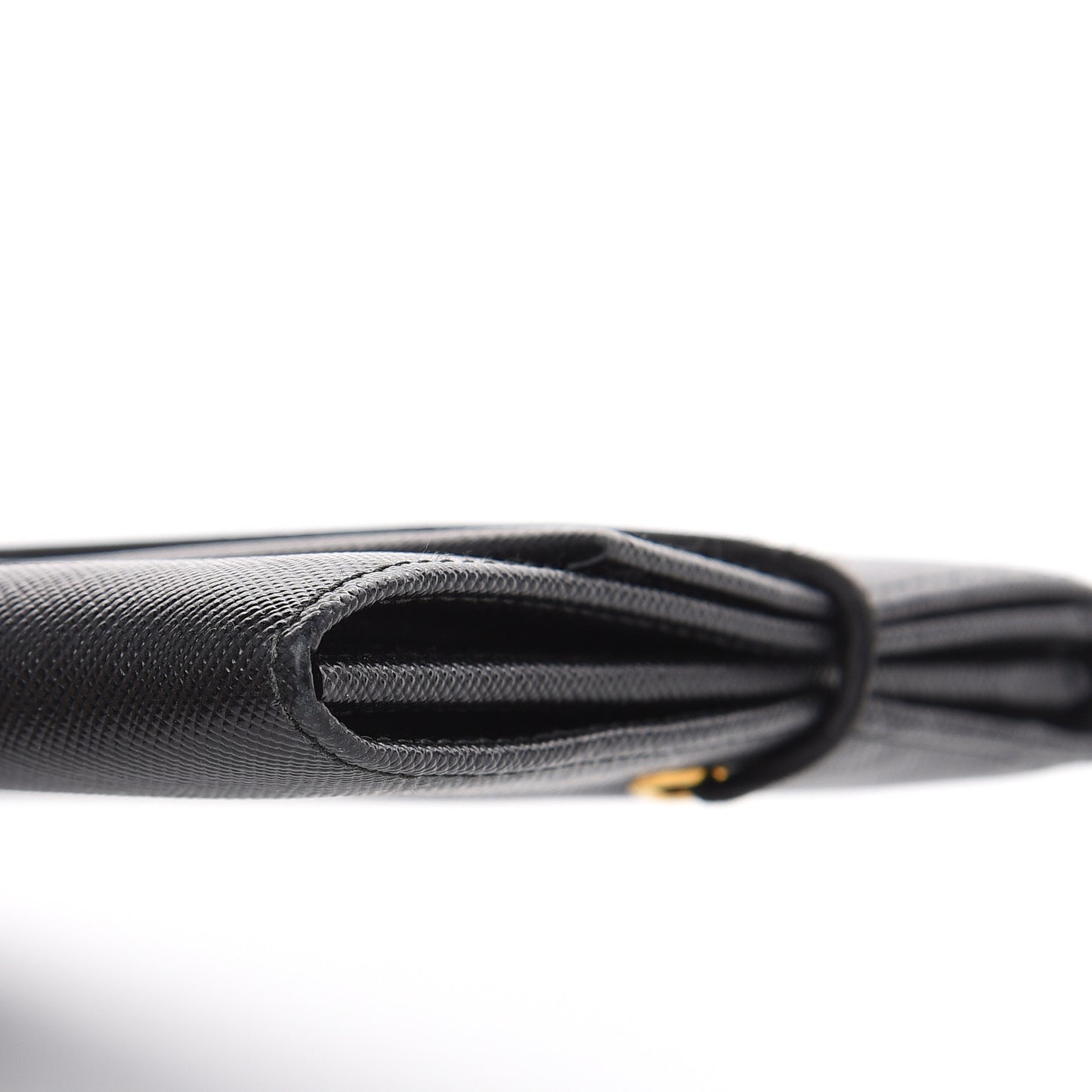 Saffiano Travel Wallet Black Rosso