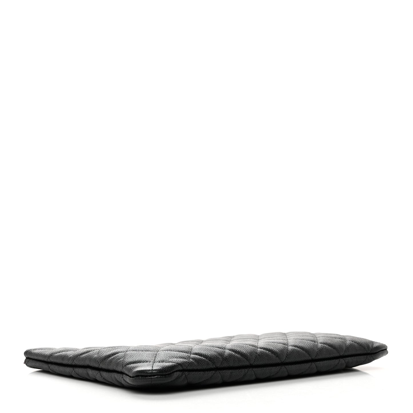 Caviar Quilted Medium Cosmetic Case Black