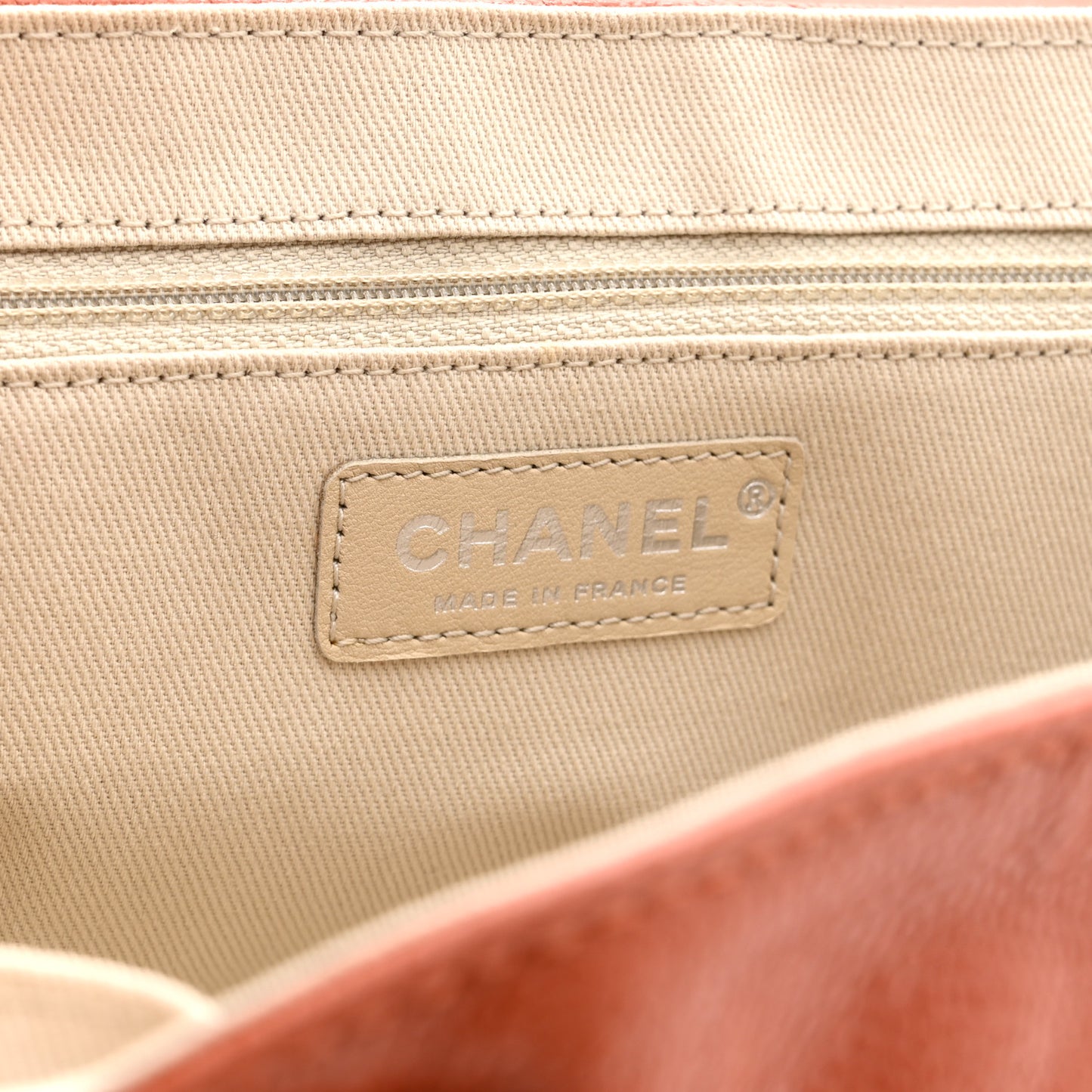 Caviar Half Moon Large Flap Pink