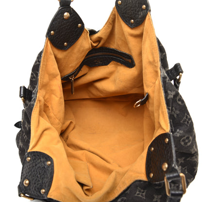 Louis Vuitton Denim Mahina XL Black 5 of 10