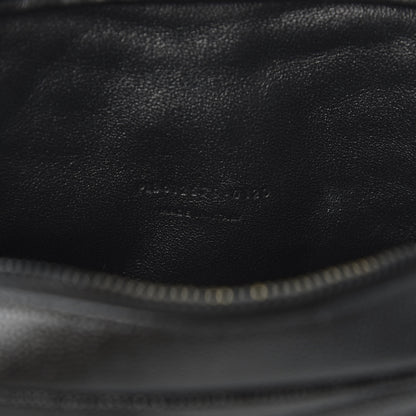 Saint Laurent Grain De Poudre Matelasse Monogram Mini Lou Camera Bag Black 8 of 10