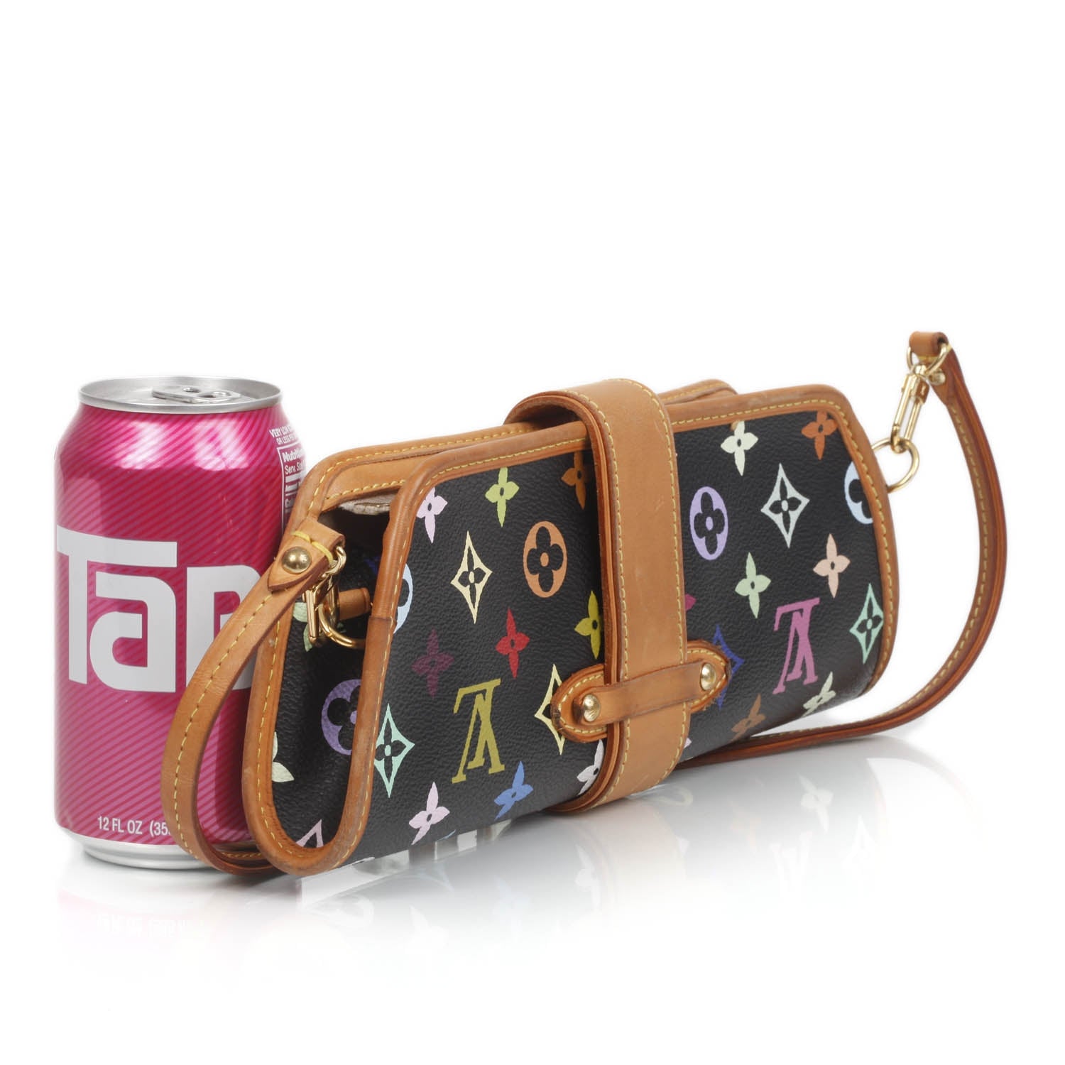 Louis Vuitton Monogram Multicolor Shirley Black 2 of 10