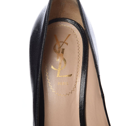 Saint Laurent Vernigolf Tribtoo 105 Platform Pumps 37 Black 6 of 12