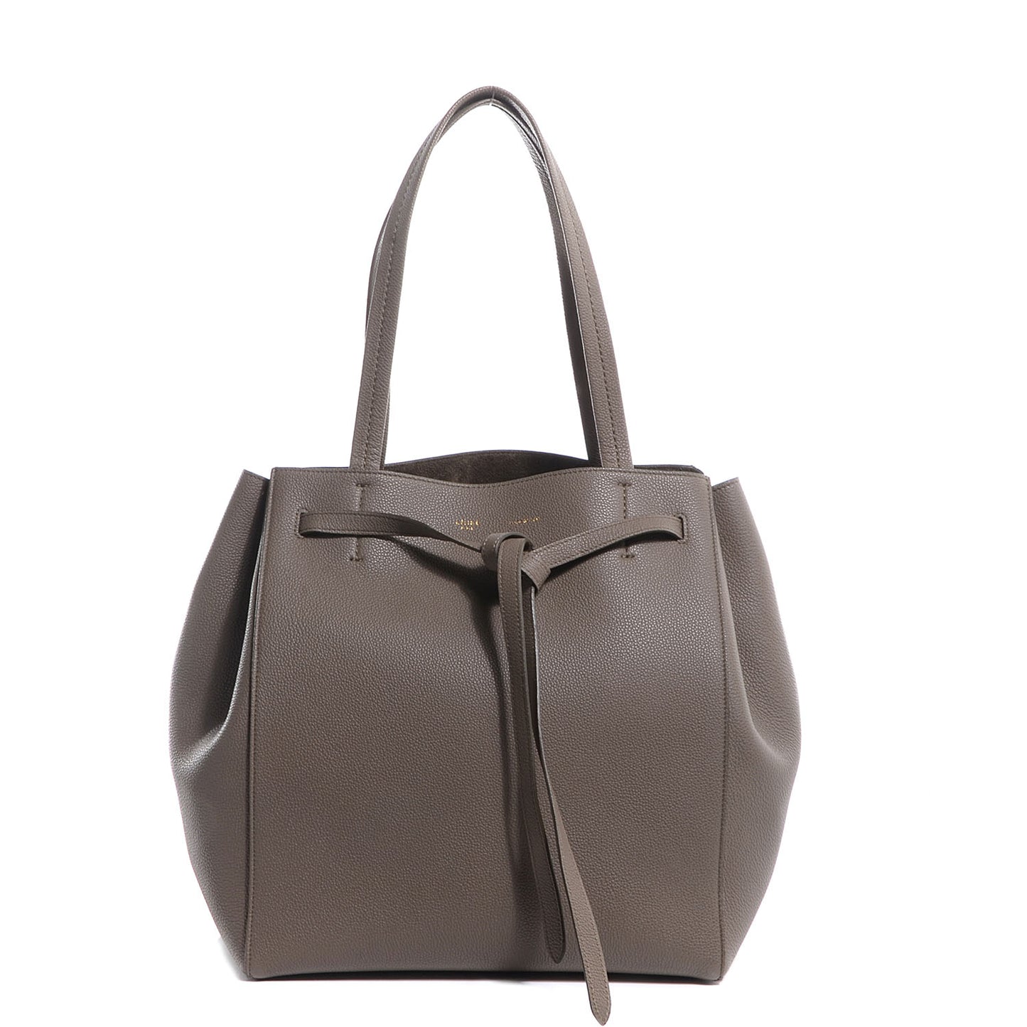 Soft Grained Calfskin Medium Cabas Phantom Taupe