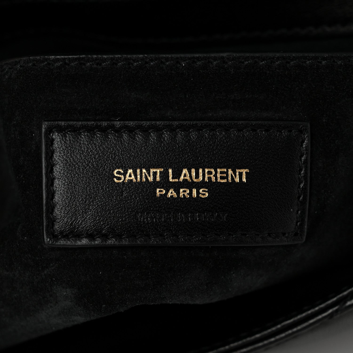 Saint Laurent Lambskin Quilted Le 57 Diamond Shoulder Bag Black 6 of 12