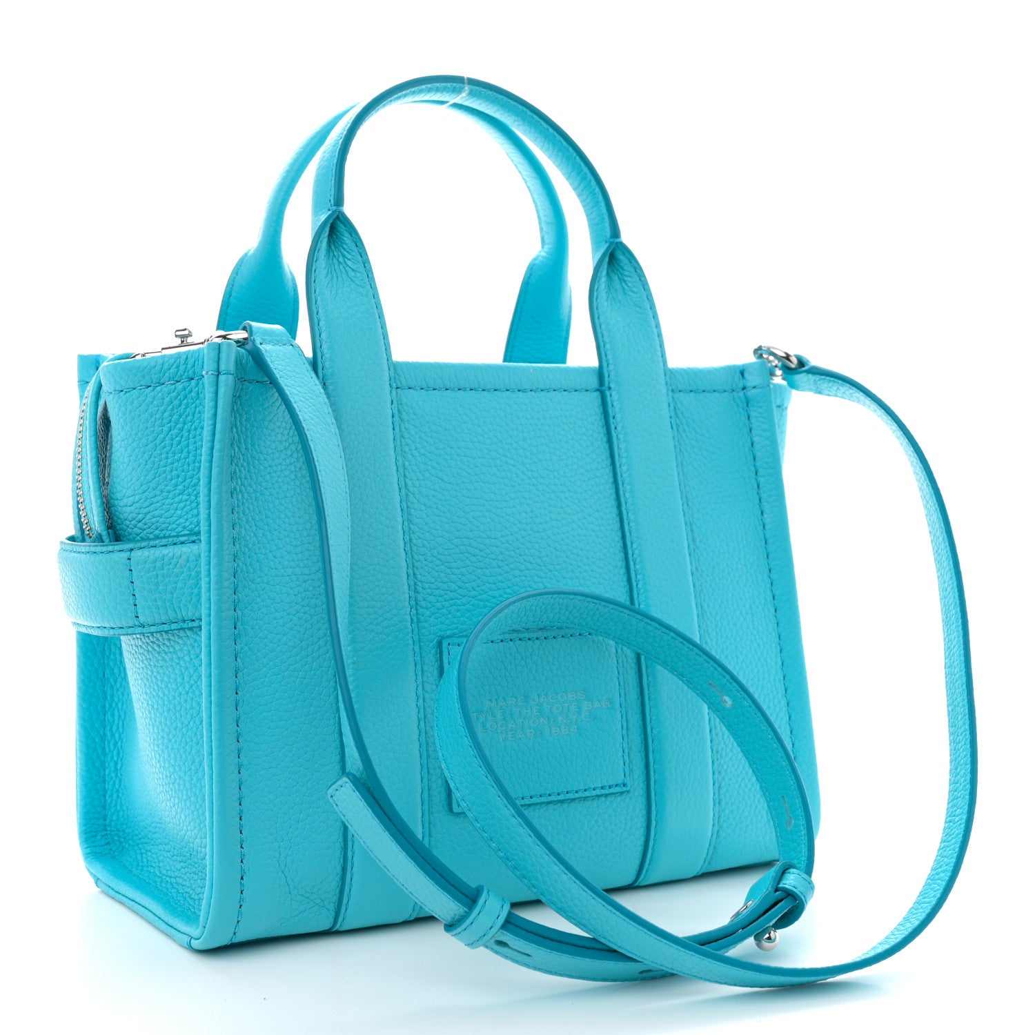 Marc Jacobs Grained Calfskin Small The Tote Bag Pool 3 of 11