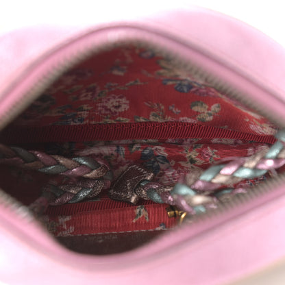 Gucci Laminated Nappa Trapuntata Mini Zumi Dome Shoulder Bag Rosa Lago Rame 5 of 9