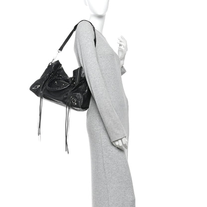 Balenciaga Agneau Classic Silver Hardware City Black 2 of 11