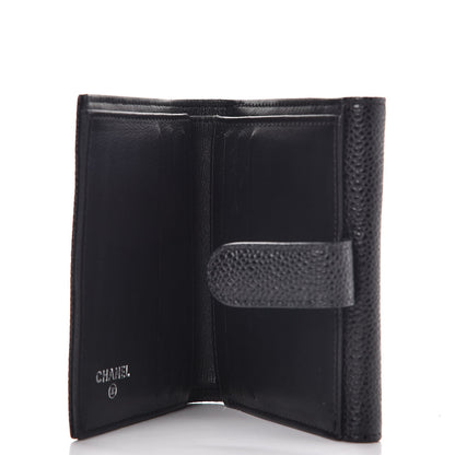 Chanel Caviar Timeless CC Compact Flap Wallet Black 5 of 8