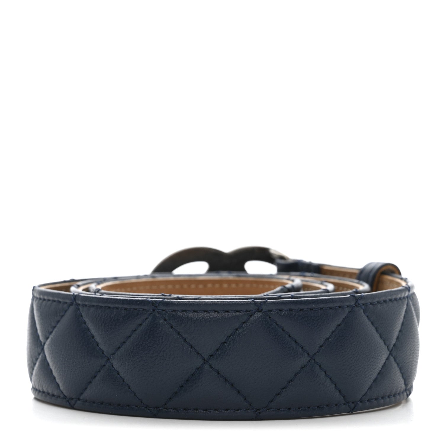 Chanel Lambskin Quilted CC Belt 90 36 Blue 1868813 – FASHIONPHILE