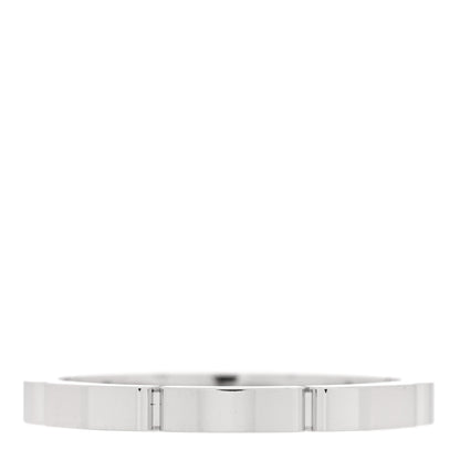 Cartier 18K White Gold Maillon Panthere Wedding Band Ring 63 10.25 3 of 4