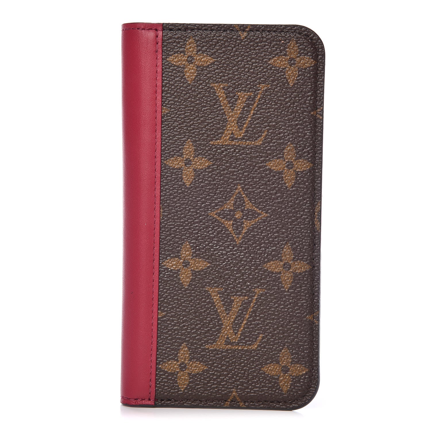 Louis Vuitton Monogram iPhone X Folio Case Fuchsia 1 of 7