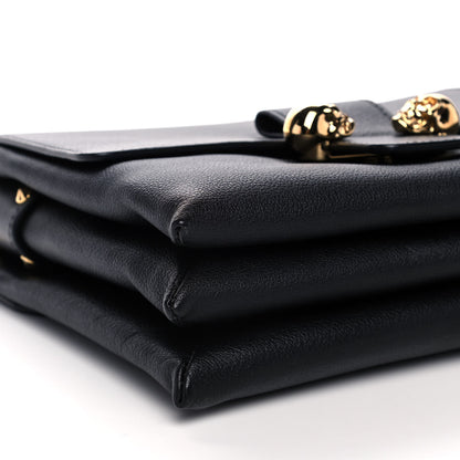 Alexander McQueen Calfskin Small Twin Skull Chain Crossbody Black 11 of 12