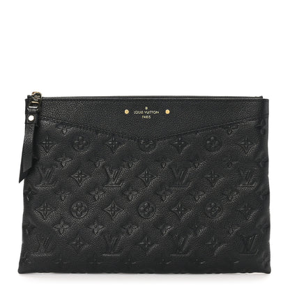 Louis Vuitton Empreinte Daily Pouch Black 1 of 8