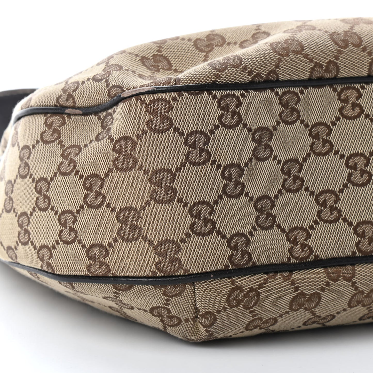 Monogram Medium New Ladies Web Hobo Dark Brown