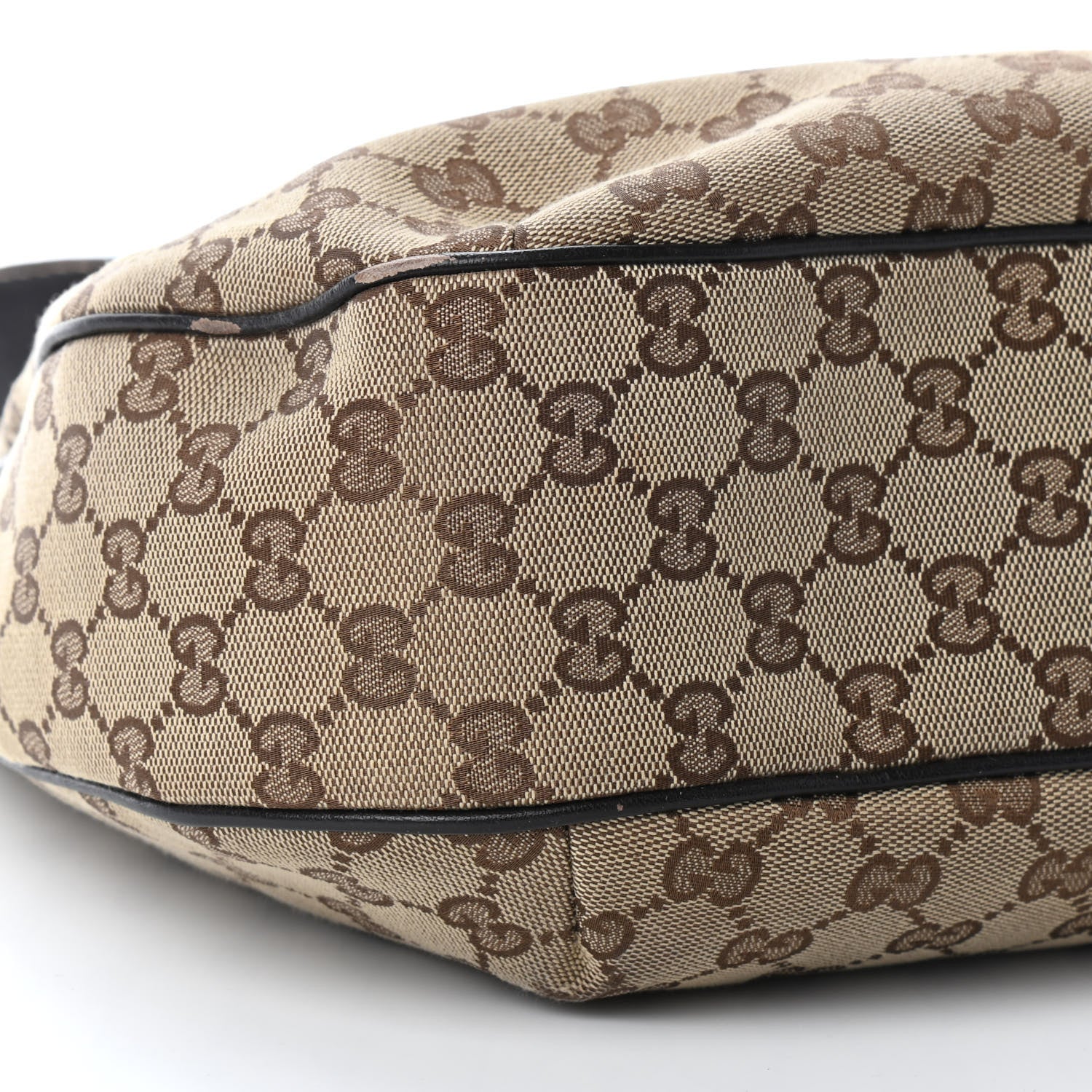 Gucci Monogram Medium New Ladies Web Hobo Dark Brown 8 of 10