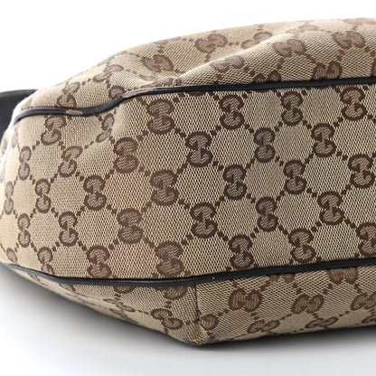 Gucci Monogram Medium New Ladies Web Hobo Dark Brown 8 of 10