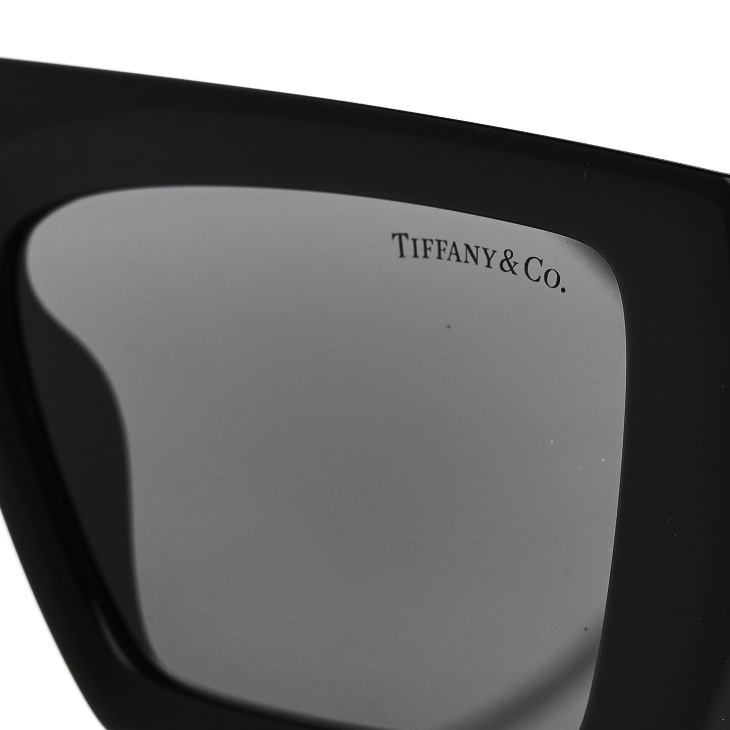 Metal TF4214U Rectangle T Sunglasses Black Gold