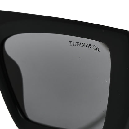 Tiffany Metal TF4214U Rectangle T Sunglasses Black Gold 5 of 8